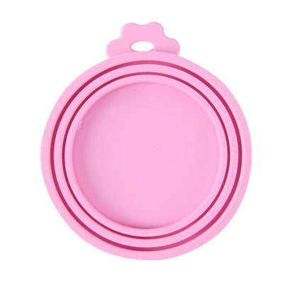 Reusable Pet Food Can Cover & Spoon Set