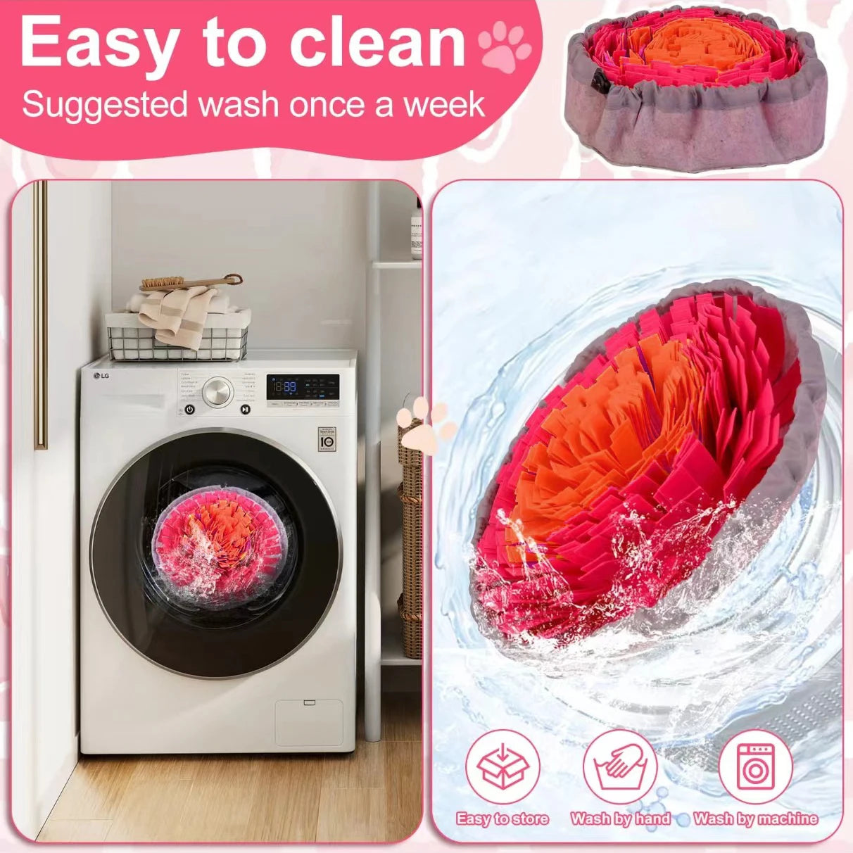 Washable Felt Sniffing Mat