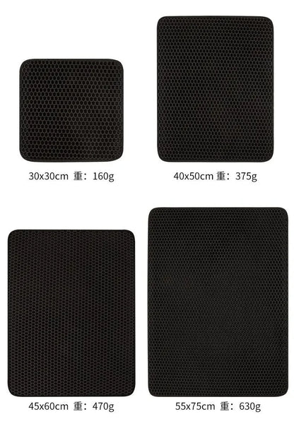 Double-Layer Waterproof Cat Litter Mat