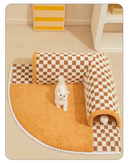 2-in-1 Cat Tunnel & Bed