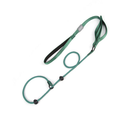 Durable Nylon Woven Pet Collar And Leash Fashion Appearance Nylon Woven Circular Chain for Walking Pet Dogs Training Equipment