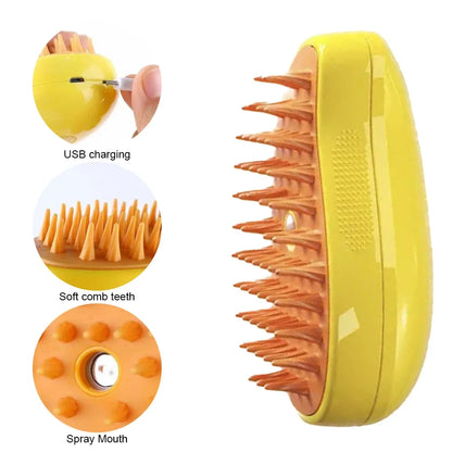 3-in-1 Pet Spray Massage Brush