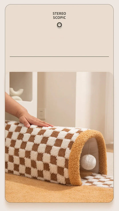 2-in-1 Cat Tunnel & Bed