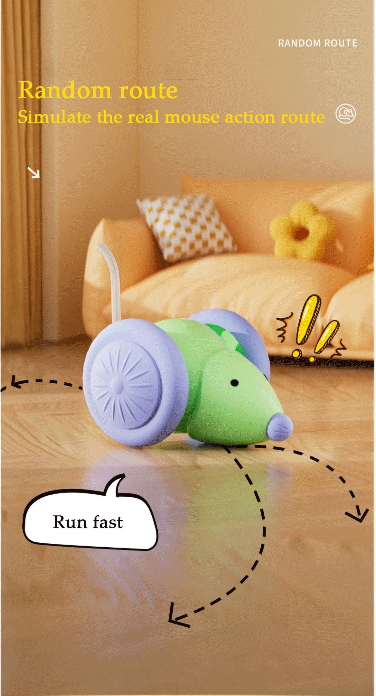Electric Mouse Cat Toy