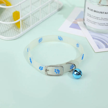 Luminous Silicone Cat Collar