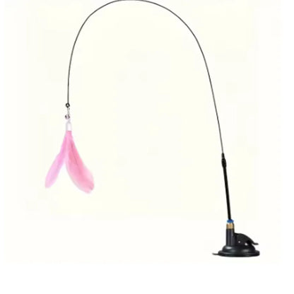 Rainbow Strips Cat Teaser Wand