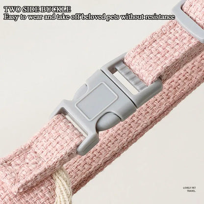 Soft Undershirt-Style Pet Harness & Leash Set