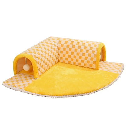 2-in-1 Cat Tunnel & Bed