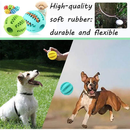 Interactive Rubber Dog Toy Ball