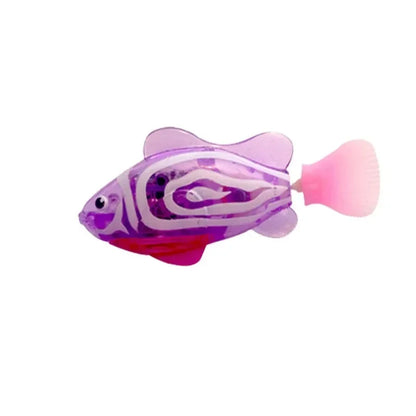 LED Interactive Swimming Robot Fish Toy