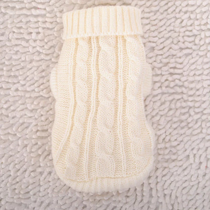 Knitted Winter Dog Jumper