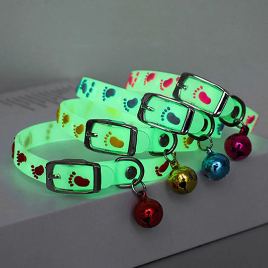Luminous Silicone Cat Collar